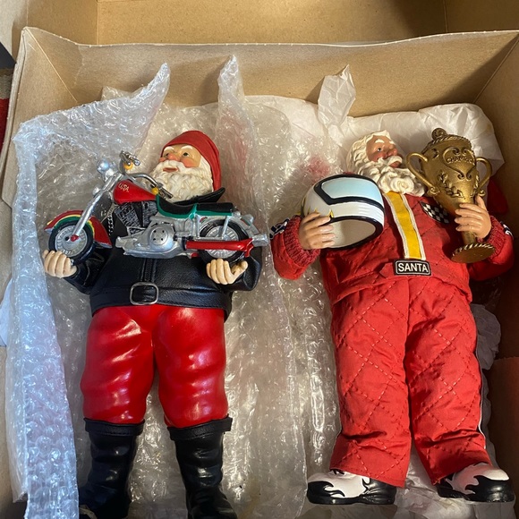 Motorcycle / Racing Santa Clause - Picture 3 of 5